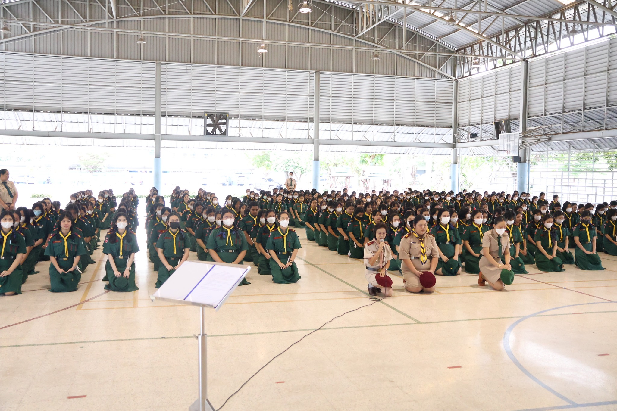 กิจกรรมเข้าค่ายเนตรนารีสามัญรุ่นใหญ่ ระดับชั้น ม.1–ม.3 โรงเรียนมารีย์อุปถัมภ์